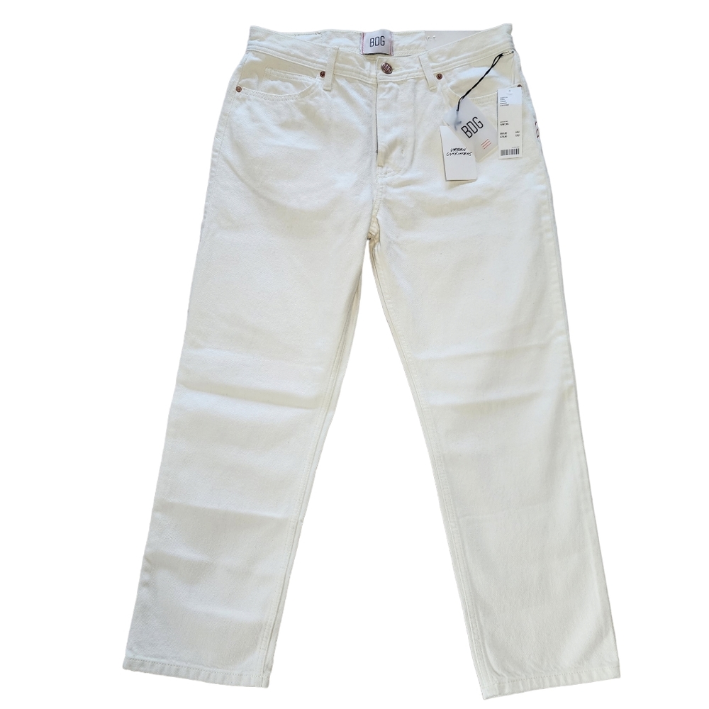 NWT BDG by Urban Outfitters Vintage Slim Fit Jeans Ivory size 32/30